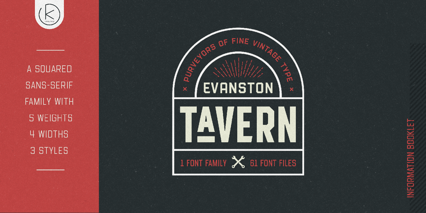 Przykładowa czcionka Evanston Tavern 1826 #13